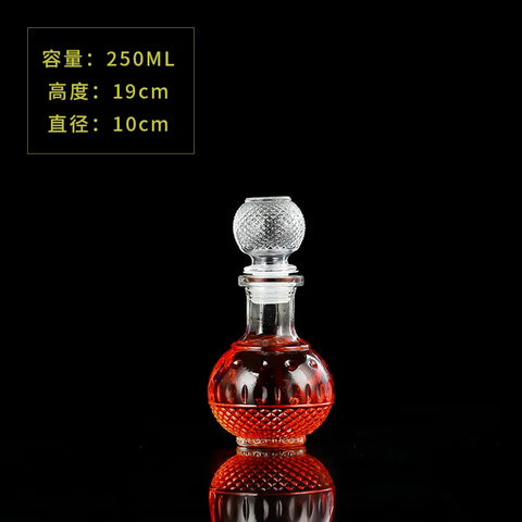 1000ml Glass Wine Bottle Creative Ball Wine Decanter Drinkware