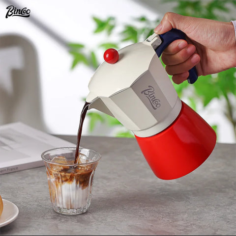 BINCOO 150ml/300ml Moka Pot，Coffee Pots，Mocha Pots，Stovetop Espresso Maker，Italian Coffee Maker，Stovetop Espresso Coffee Maker