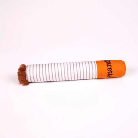 Cigarettes Dog Toy Imitation Cigar Giggles Sound Self-Entertaining Chew-Resistant Plush Grinding Teeth Small Dogs Medium Dogs